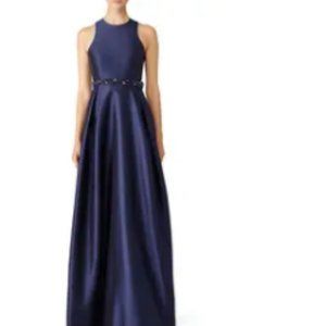 ML Monique Lhuillier Jadore Gown in Navy - size 8